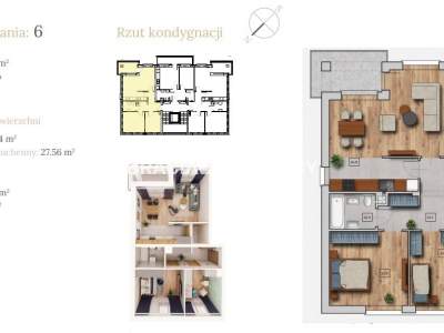         Apartamentos para Alquilar, Wieliczka (Gw), Dębowa | 65 mkw