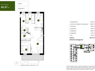         Apartamentos para Alquilar, Kraków, Pękowicka | 65 mkw