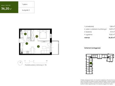         Apartamentos para Alquilar, Kraków, Pękowicka | 36 mkw