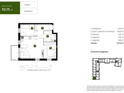         Flats for Sale, Kraków, Pękowicka | 52 mkw