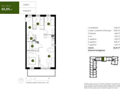         Flats for Sale, Kraków, Pękowicka | 65 mkw