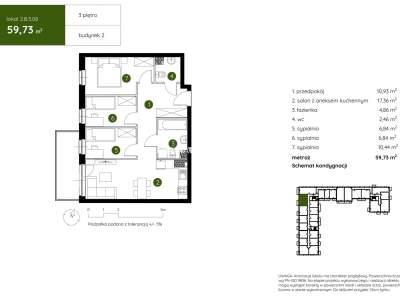         Apartamentos para Alquilar, Kraków, Pękowicka | 59 mkw