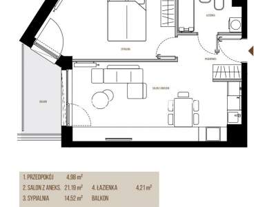         Flats for Sale, Kraków, Wadowicka | 44 mkw