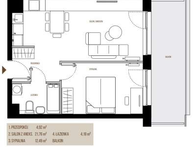         Apartamentos para Alquilar, Kraków, Wadowicka | 43 mkw