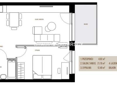         Apartamentos para Alquilar, Kraków, Wadowicka | 43 mkw