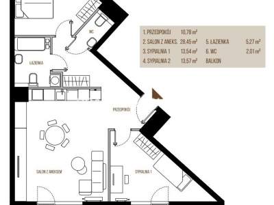         Flats for Sale, Kraków, Wadowicka | 73 mkw