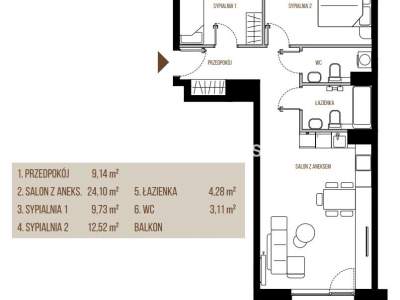         Flats for Sale, Kraków, Wadowicka | 62 mkw