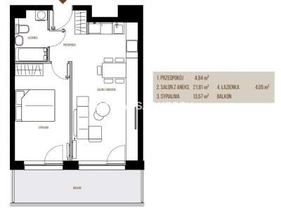         Apartamentos para Alquilar, Kraków, Wadowicka | 44 mkw