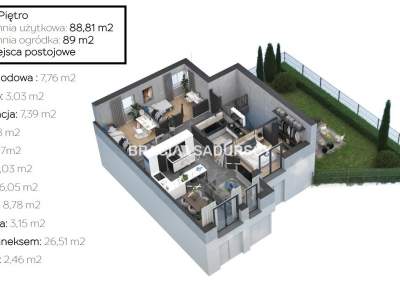         Apartamentos para Alquilar, Wieliczka, Pułaskiego | 88 mkw