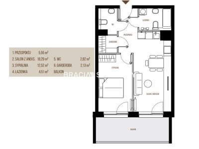         Apartamentos para Alquilar, Kraków, Wadowicka | 45 mkw