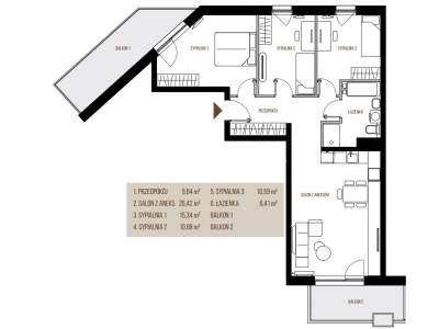         Apartamentos para Alquilar, Kraków, Wadowicka | 79 mkw