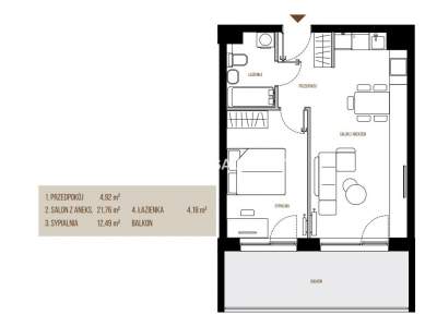         Flats for Sale, Kraków, Wadowicka | 43 mkw