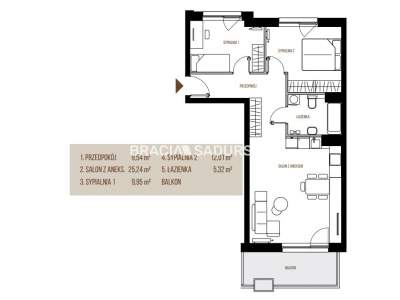         Apartamentos para Alquilar, Kraków, Wadowicka | 62 mkw