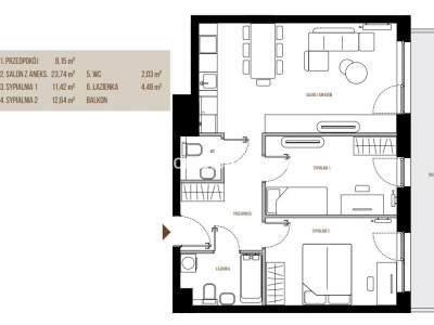         Apartamentos para Alquilar, Kraków, Wadowicka | 42 mkw