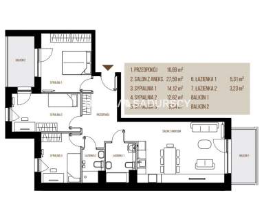         Apartamentos para Alquilar, Kraków, Wadowicka | 83 mkw