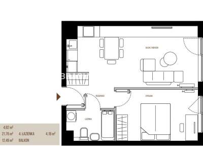         Flats for Sale, Kraków, Wadowicka | 43 mkw