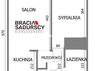         Mieszkania na Sprzedaż, Kraków, Na Wzgórzach | 34 mkw