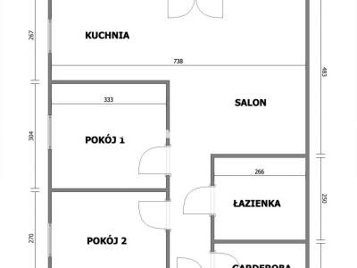         Wohnungen zum Kaufen, Zielonki, Ojcowska | 60 mkw