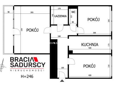         Apartamentos para Alquilar, Kraków, Białoruska | 55 mkw