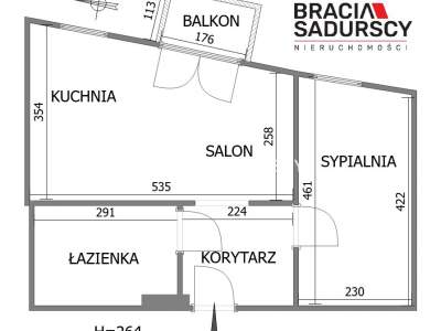         Flats for Sale, Kraków, Kazimierza Wielkiego | 35 mkw