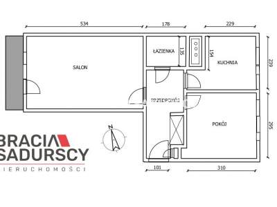         Apartamentos para Alquilar, Kraków, Wielkotyrnowska | 41 mkw