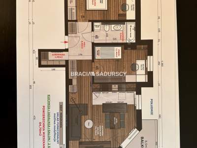         Apartamentos para Alquilar, Kraków, Szuwarowa | 64 mkw