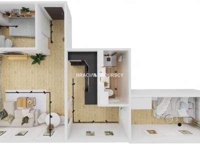         Apartamentos para Alquilar, Kraków, Os. Kazimierzowskie | 43 mkw