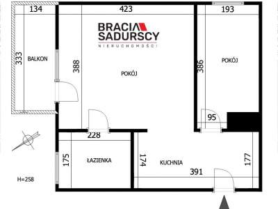         Квартиры для Продажа, Kraków, Krowoderskich Zuchów | 35 mkw