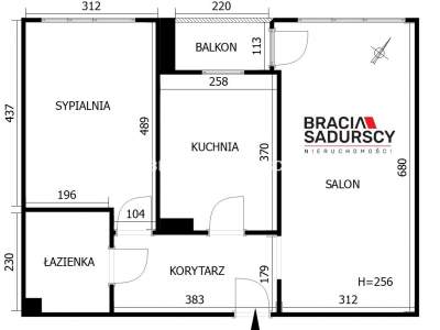         Квартиры для Продажа, Kraków, Dąbska | 56 mkw