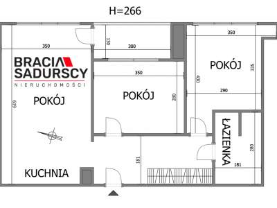         Apartamentos para Alquilar, Kraków, Myśliwska | 55 mkw