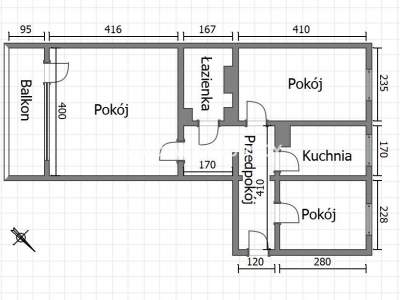         Flats for Rent , Kraków, Os. Piastów | 47 mkw