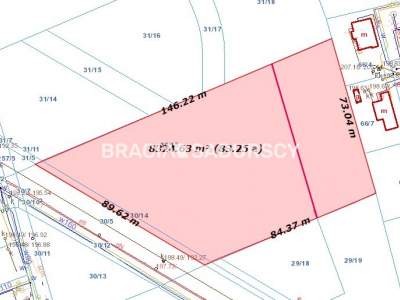         Parcela para Rent , Kraków, Podbipięty | 8000 mkw