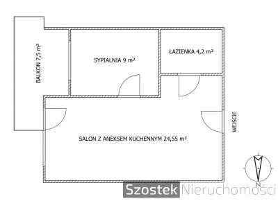         Flats for Sale, Częstochowa, Poleska | 37.75 mkw