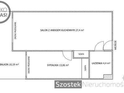         Apartamentos para Alquilar, Częstochowa, Poleska | 44.86 mkw