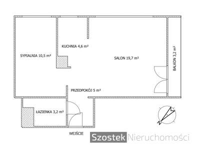         Mieszkania na Sprzedaż, Częstochowa, Gwiezdna | 43 mkw