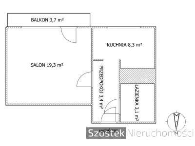        Квартиры для Продажа, Częstochowa, Schillera | 34.1 mkw