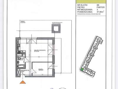         Квартиры для Продажа, Poznań, Zdzisława Dworzeckiego | 47.96 mkw