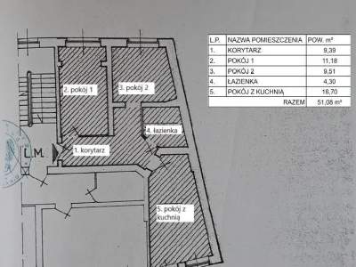         Apartamentos para Alquilar, Poznań, Dolina | 51.08 mkw